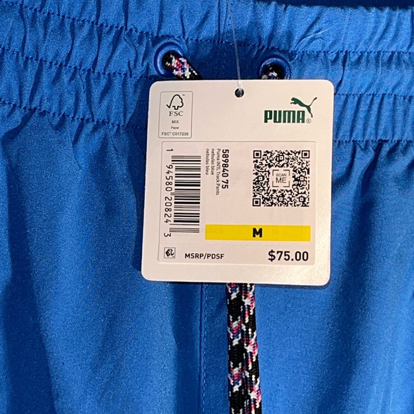 Puma Women’s International Winterized Track Pants Size Medium M NWT Multicolor - Picture 11 of 13